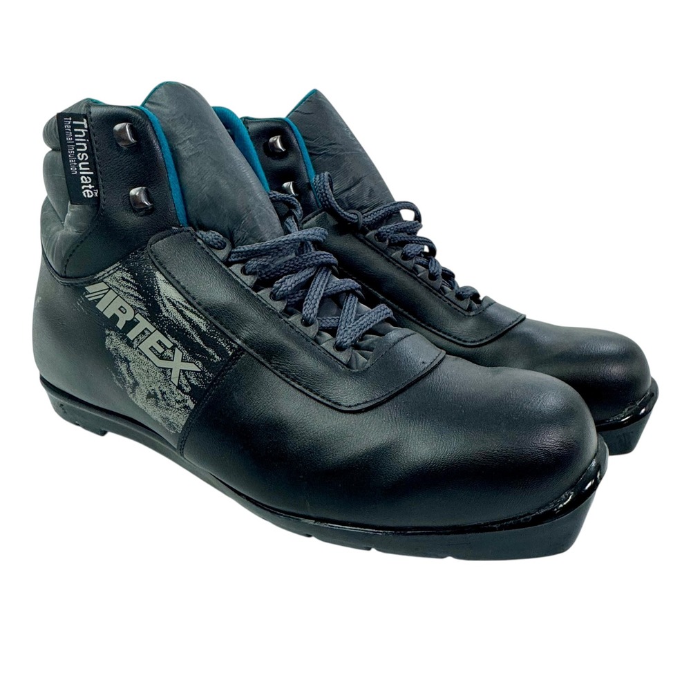 Artex NNN Cross Country Ski Boots Mens 46 12 Black Thinsulate‎ Nordic XC